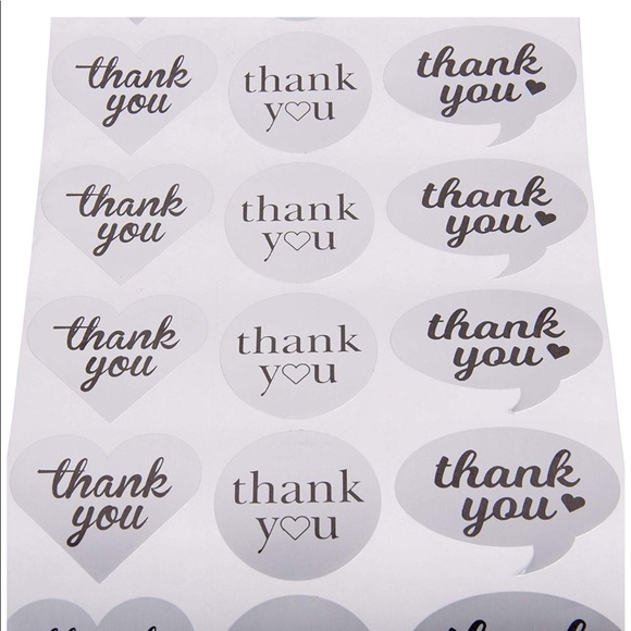 300 Quality “Thank You” labels stickers - Picture 3 of 5